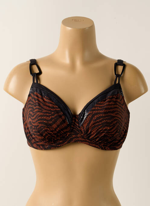 Haut de maillot de bain marron PRIMA DONNA pour femme