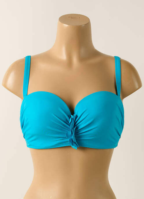 Haut de maillot de bain bleu EMPREINTE pour femme