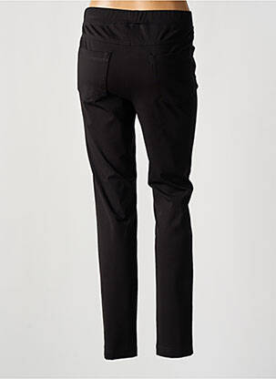 Pantalon slim taille élastique noir ADELINA BY SCHEITER femme