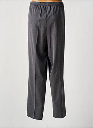 Pantalon droit taille élastique gris ADELINA BY SCHEITER femme