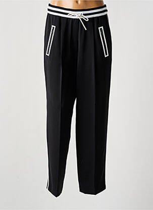 Pantalon droit taille élastique noir MARC AUREL femme