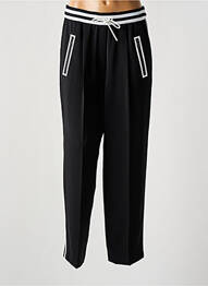 Pantalon droit taille élastique noir MARC AUREL femme