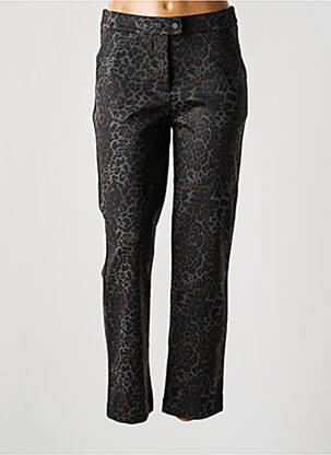 Pantalon slim taille élastique noir EVA KAYAN femme