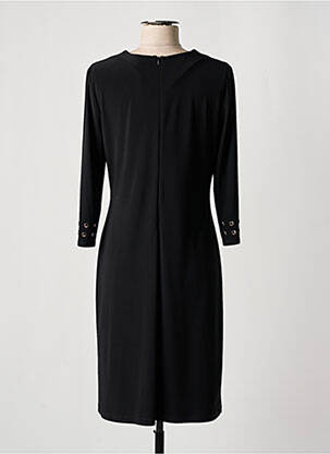 Robe mi-longue manches 3/4 manches 3/4 noir JOSEPH RIBKOFF femme