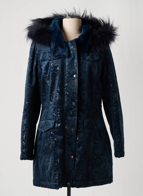 Parka bleu FRED SABATIER pour femme