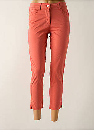 Pantalon 7/8 stretch taille normale orange CONCEPT K femme