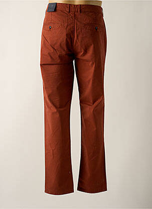 Pantalon chino tissage popeline taille normale orange PETER COFOX homme
