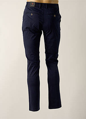 Pantalon chino tissage popeline taille normale bleu COFOX homme