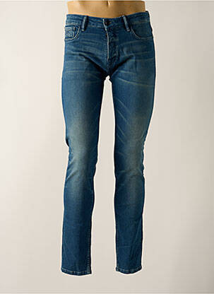 Jeans coupe slim fermeture boutonnée sur le devant taille normale bleu DSTREZZED homme