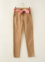 Pantalon chino beige DELAHAYE pour femme seconde vue