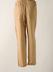 Pantalon droit beige C'EST BEAU LA VIE pour femme seconde vue