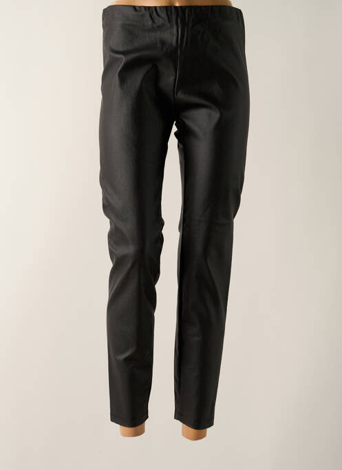 Legging effet matière satinée taille haute noir IMPERIAL femme
