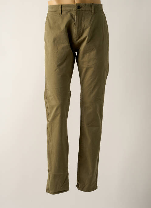 Pantalon chino tissage popeline taille normale vert DSTREZZED homme
