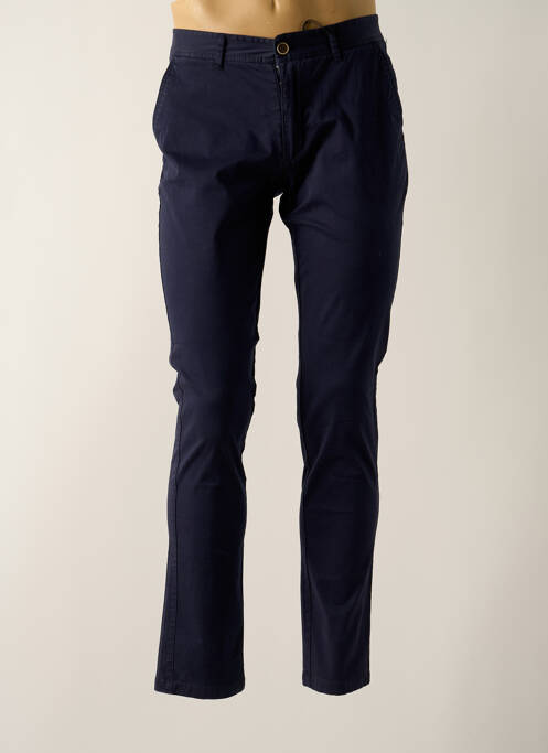 Pantalon chino bleu COFOX pour homme