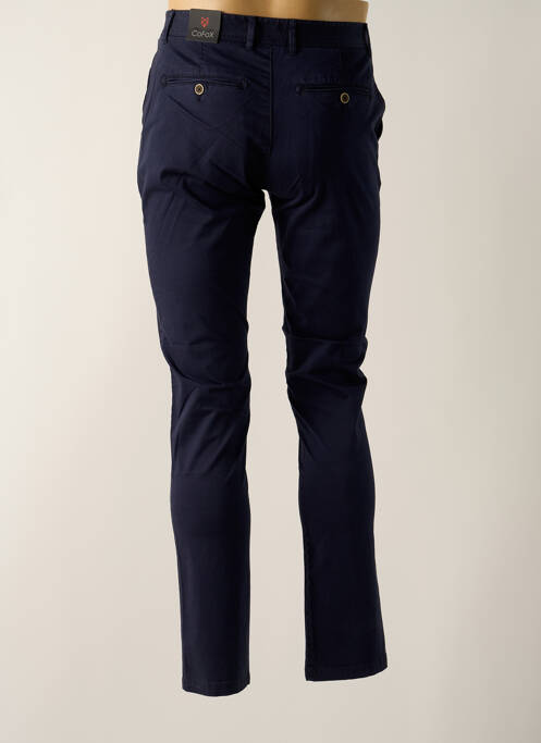 Pantalon chino bleu COFOX pour homme