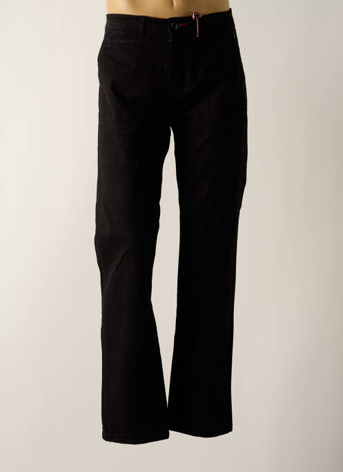 Pantalon chino noir DELAHAYE pour homme