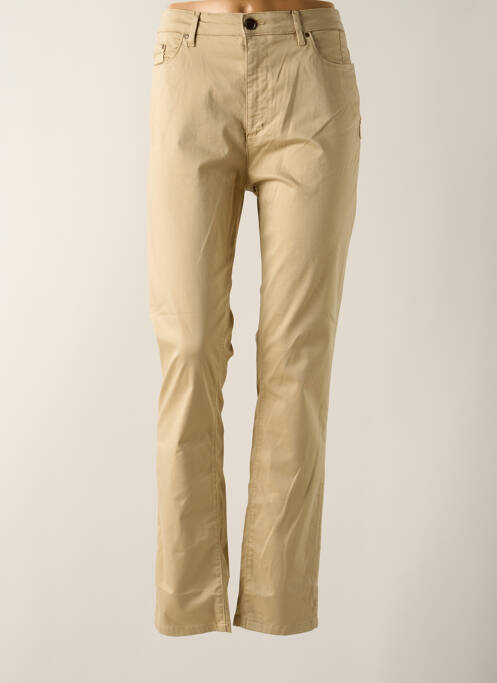 Pantalon slim beige MAYJUNE pour femme