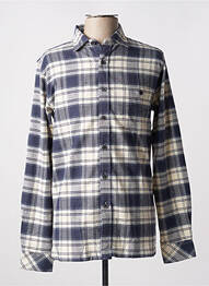 Chemise manches longues poches bleu DSTREZZED homme