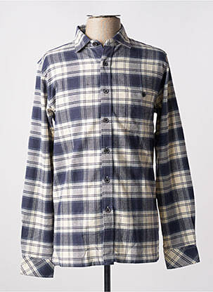 Chemise manches longues manches longues bleu DSTREZZED homme