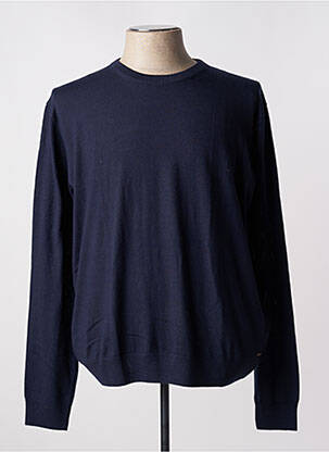 Pull col rond manches longues bleu DSTREZZED homme