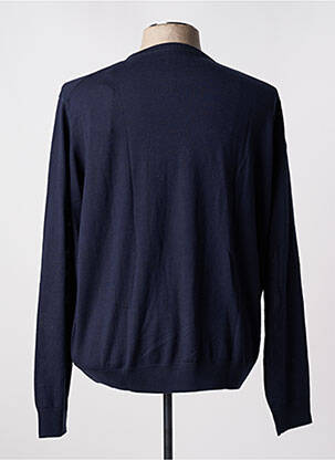 Pull col rond manches longues bleu DSTREZZED homme