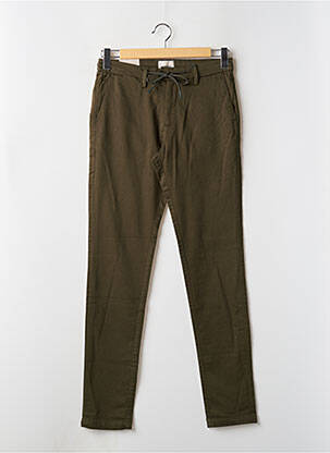 Pantalon chino stretch taille normale vert DSTREZZED homme