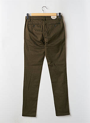 Pantalon chino stretch taille normale vert DSTREZZED homme