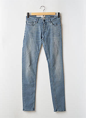 Jeans coupe slim fermeture boutonnée sur le devant taille normale bleu DSTREZZED homme