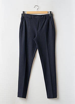 Pantalon slim stretch taille normale bleu DELAHAYE homme