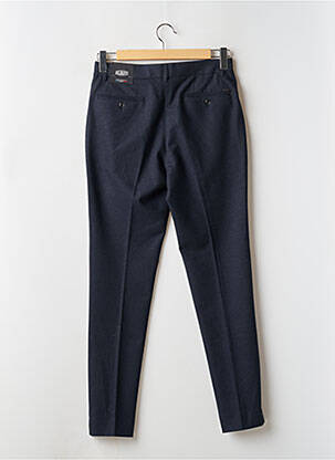 Pantalon slim stretch taille normale bleu DELAHAYE homme