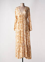 Robe longue beige GOLD & SILVER pour femme seconde vue