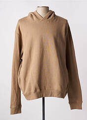 Sweat-shirt à capuche beige DSTREZZED pour homme seconde vue