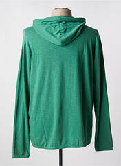 Sweat-shirt à capuche vert DSTREZZED pour homme seconde vue