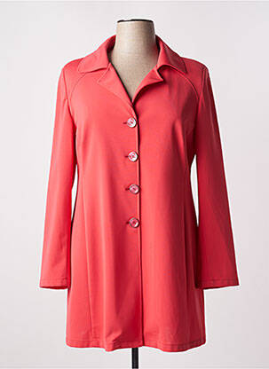 Veste casual rouge QUATRE VINGT JOURS pour femme