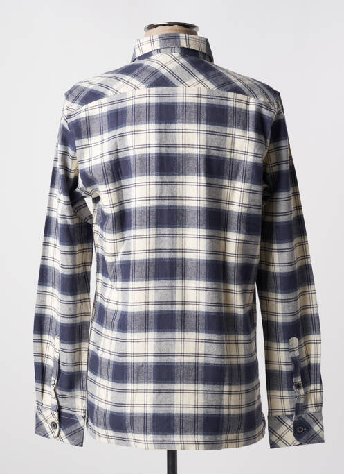 Chemise manches longues manches longues bleu DSTREZZED homme