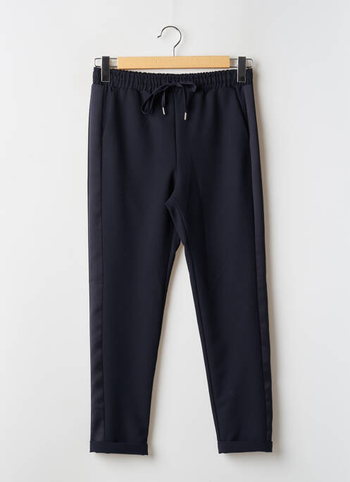 Pantalon 7/8 taille haute taille haute bleu IMPERIAL femme