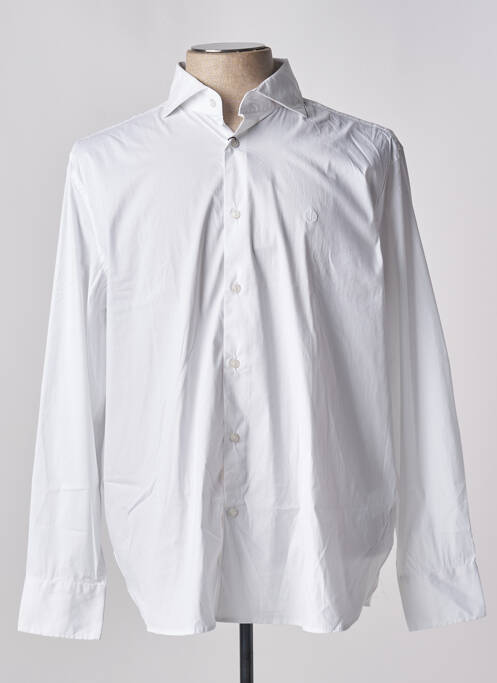 Chemise manches longues blanc DSTREZZED pour homme