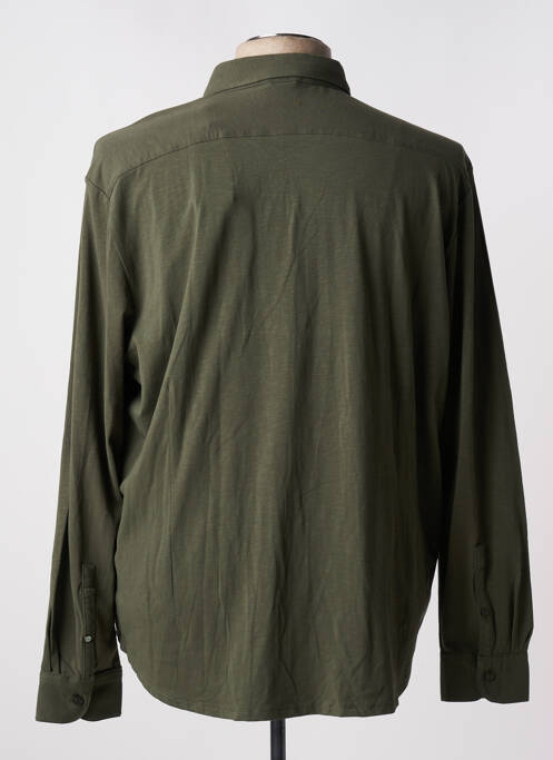 Chemise manches longues vert DSTREZZED pour homme