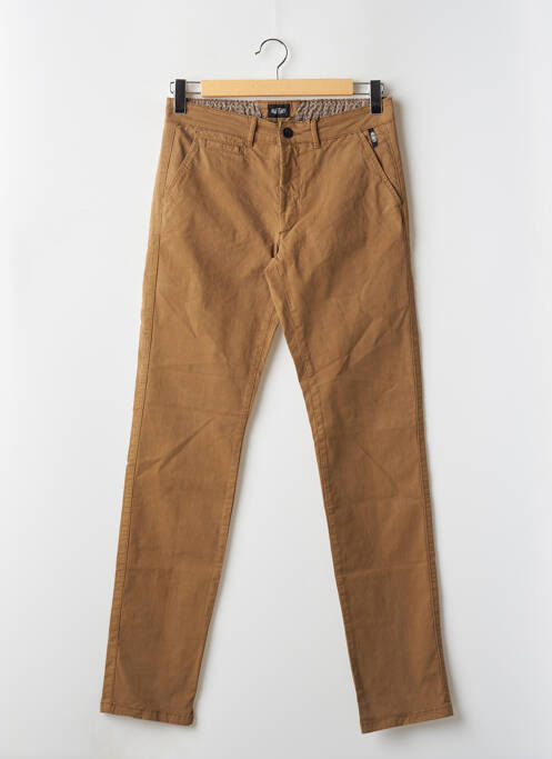 Pantalon chino beige DELAHAYE pour homme