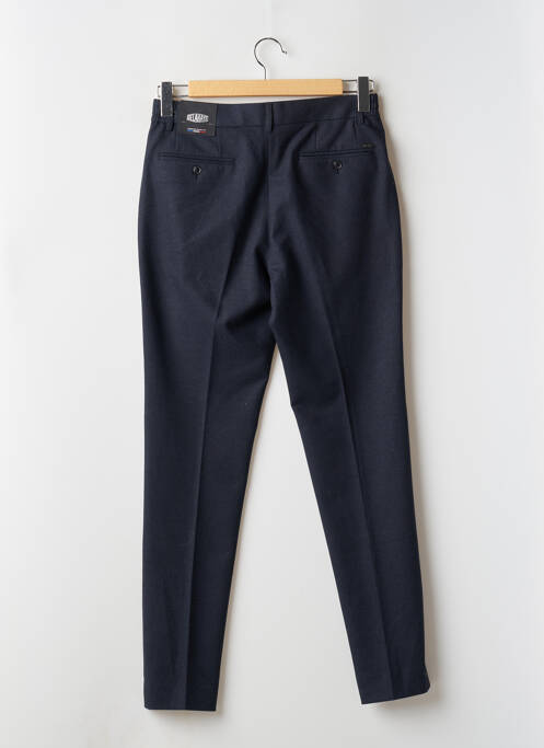 Pantalon slim bleu DELAHAYE pour homme