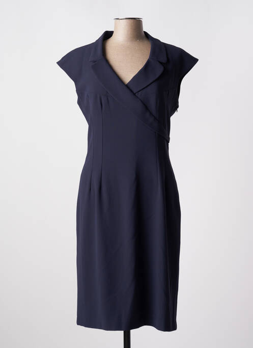 Robe mi-longue bleu COTTONADE pour femme