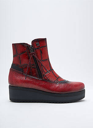 Bottines/Boots rouge JOSE SAENZ pour femme