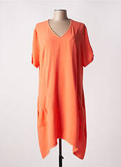 Robe mi-longue orange FRANCK ANNA pour femme seconde vue