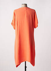 Robe mi-longue orange FRANCK ANNA pour femme seconde vue