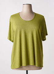 T-shirt vert FRANCK ANNA pour femme seconde vue