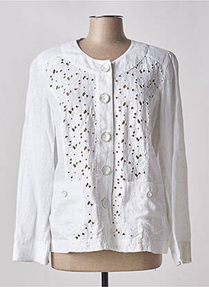 Veste casual blanc KJBRAND pour femme