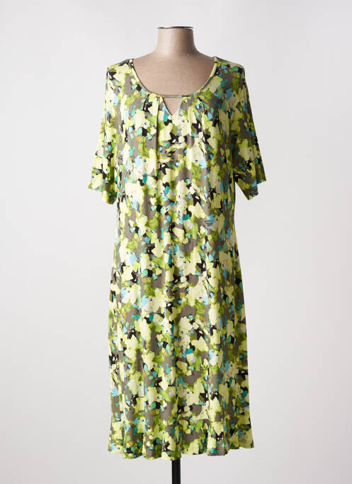 Robe mi-longue vert APRICO pour femme