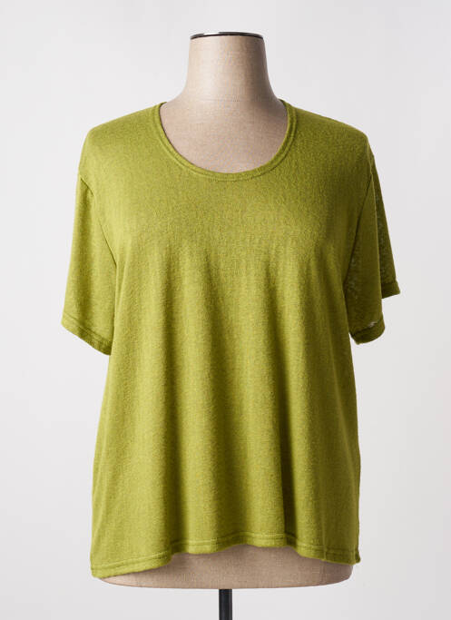 T-shirt vert FRANCK ANNA pour femme