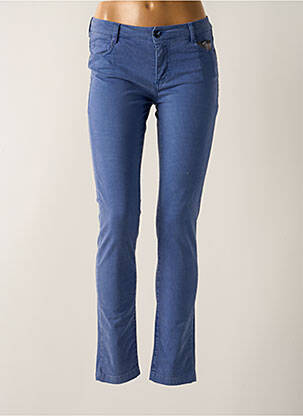 Pantalon slim taille basse taille basse bleu TRUSSARDI JEANS femme
