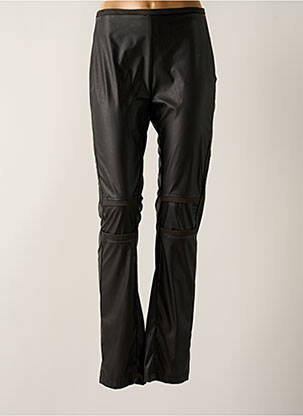 Pantalon slim slim taille haute noir GARELLA femme